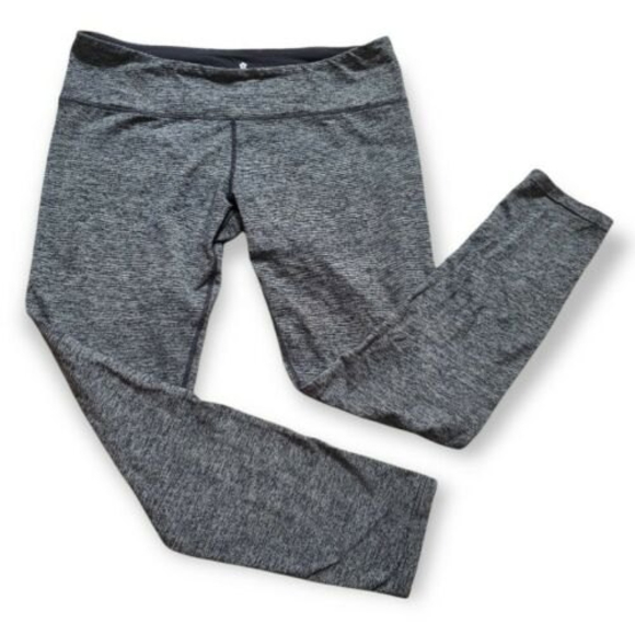 TUFF ATHLETICS ~ Full Length Leggings Black & Gray Print Women’s Size Large - Picture 1 of 5